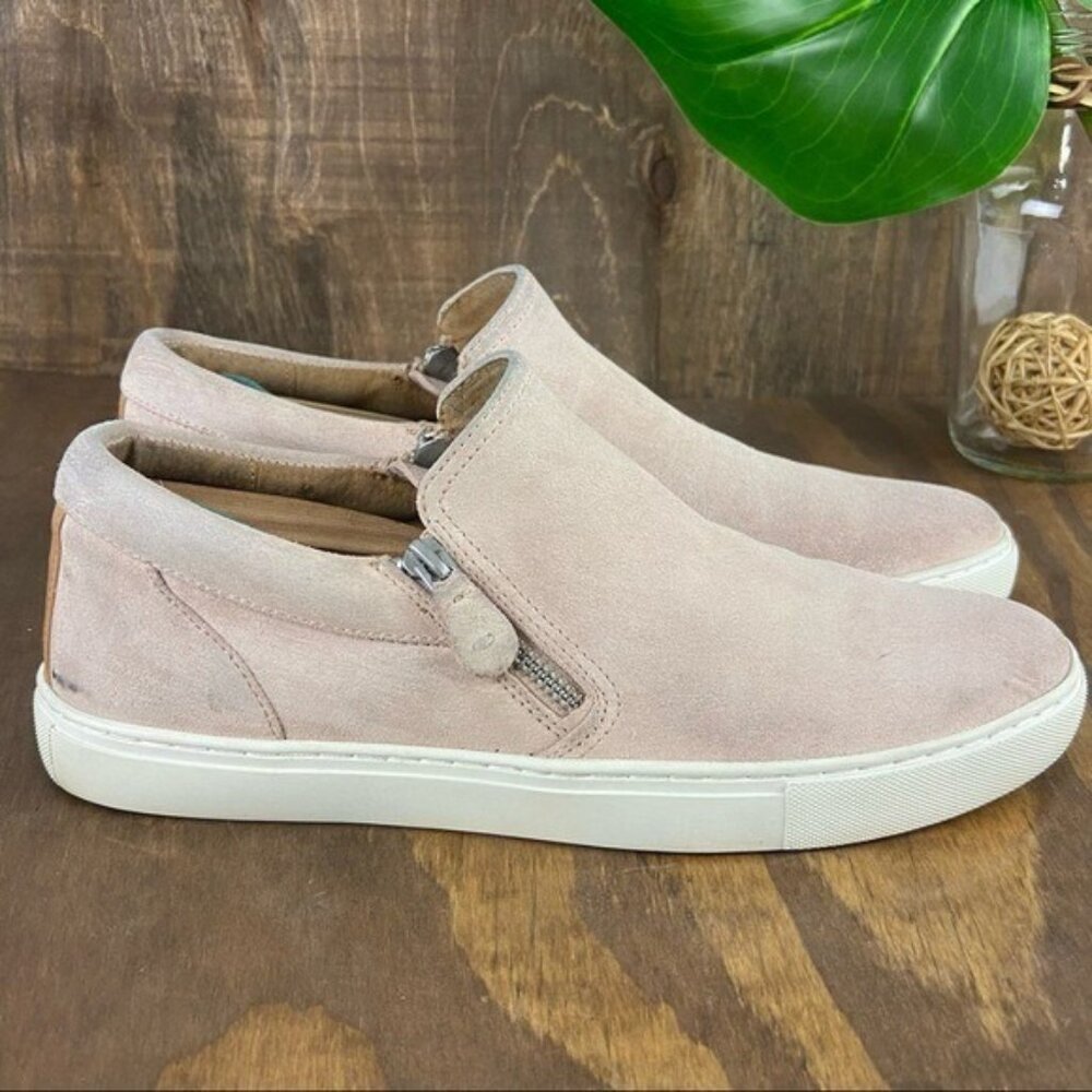 Kenneth Cole Gentle Souls Womens Lowe Slip On Shoe Size 9.5 Blush Leather Flat